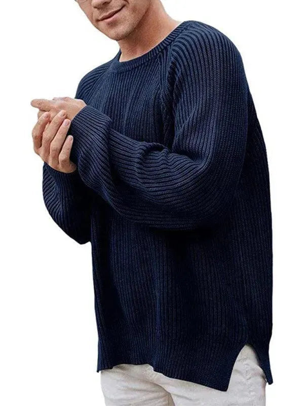 EB | Lockere Herren Rundhals Pullover