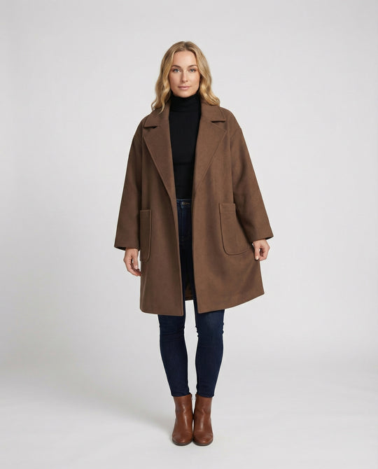 EB | Oversized Wollmantel für Damen