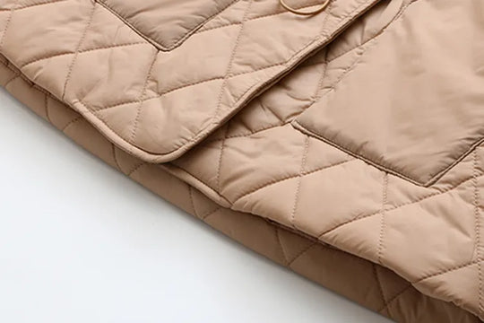 EB | Übergröße Argyle-Muster Polsterjacke - Stilvoll & Bequem