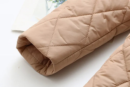 EB | Übergröße Argyle-Muster Polsterjacke - Stilvoll & Bequem