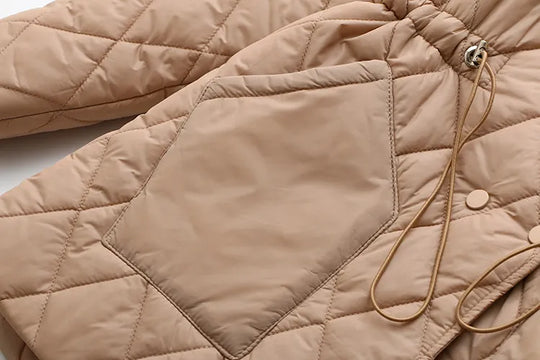 EB | Übergröße Argyle-Muster Polsterjacke - Stilvoll & Bequem