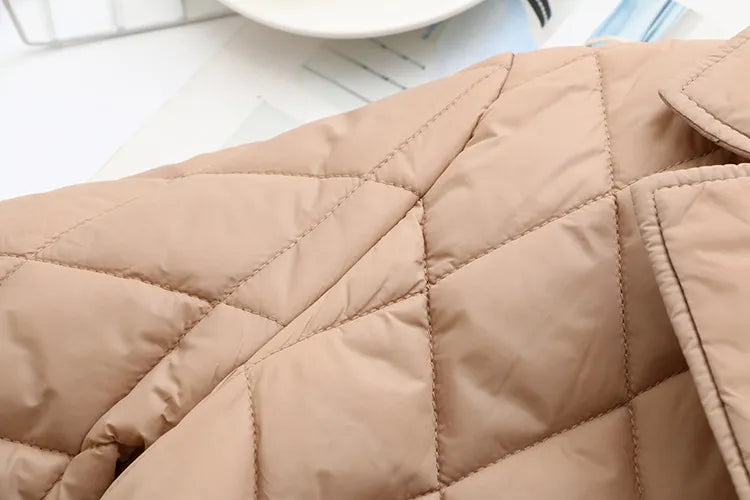 EB | Übergröße Argyle-Muster Polsterjacke - Stilvoll & Bequem