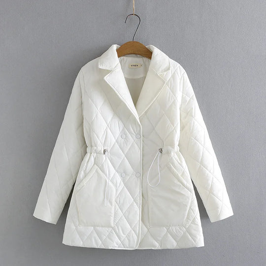 EB | Übergröße Argyle-Muster Polsterjacke - Stilvoll & Bequem