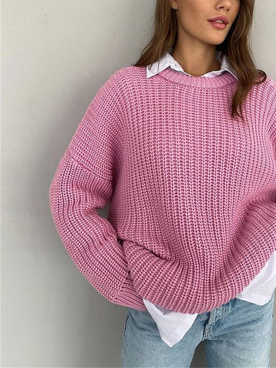 EB | Übergröße Grobstrickpullover für Damen
