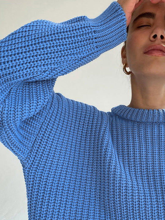 EB | Übergröße Grobstrickpullover für Damen