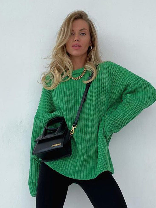 EB | Übergröße Grobstrickpullover für Damen