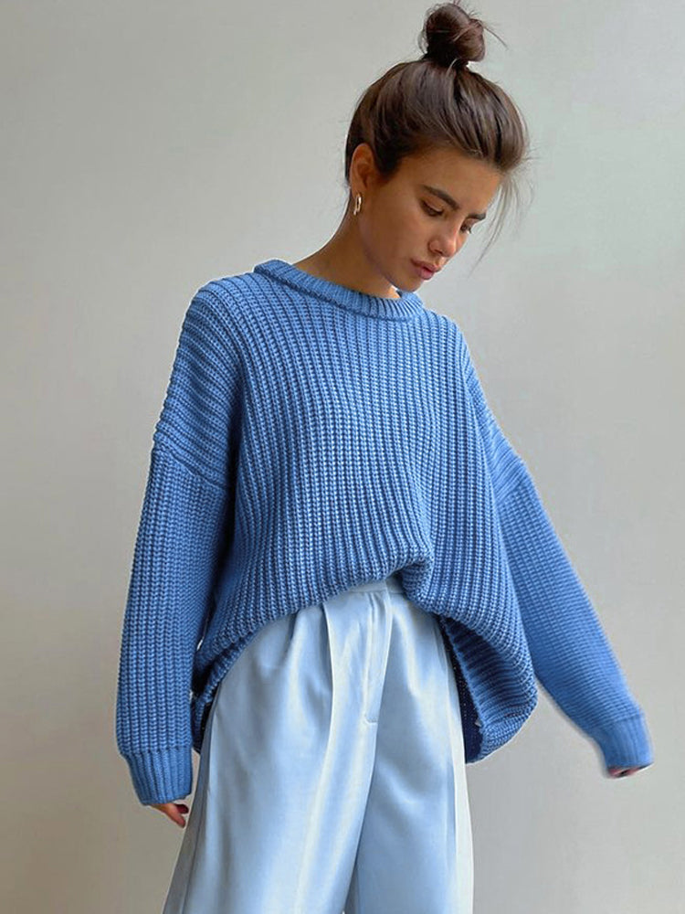EB | Übergröße Grobstrickpullover für Damen