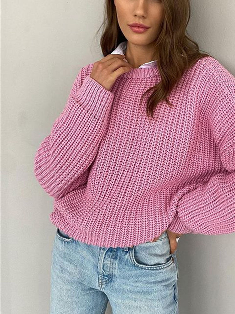 EB | Übergröße Grobstrickpullover für Damen