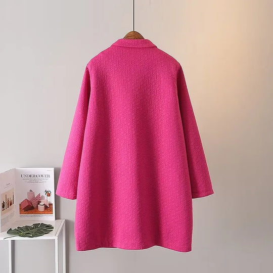 EB | Übergroße Prägung Dicke Jacke - Stylisch & Warm