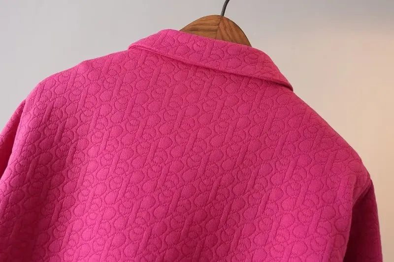 EB | Übergroße Prägung Dicke Jacke - Stylisch & Warm