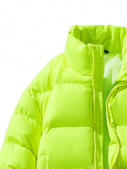 EB | Übergrößen fluoreszierende Männer Winterjacke