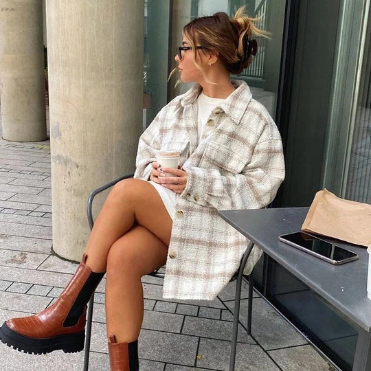 EB | Übergrösse Jacke für Frauen - Stilvoll & Bequem