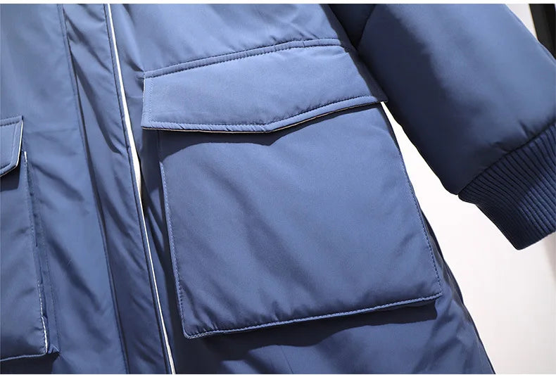 EB | Übergroße Lange Gepolsterte Jacke - Bequeme & Stilvolle Oberbekleidung