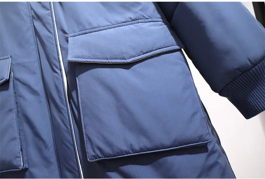 EB | Übergroße Lange Gepolsterte Jacke - Bequeme & Stilvolle Oberbekleidung