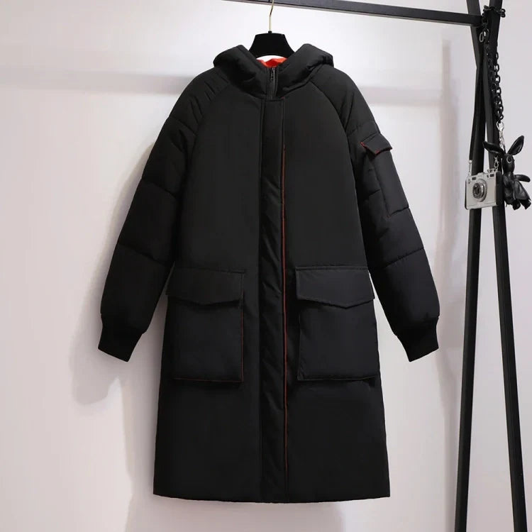 EB | Übergroße Lange Gepolsterte Jacke - Bequeme & Stilvolle Oberbekleidung