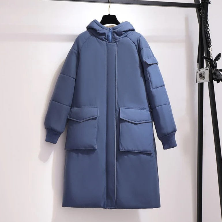 EB | Übergroße Lange Gepolsterte Jacke - Bequeme & Stilvolle Oberbekleidung
