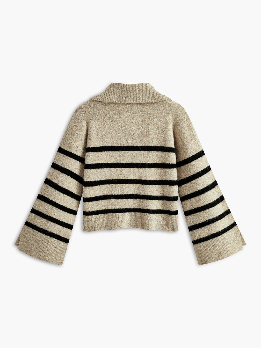 EB | Übergroßer Gestreifter Pullover für Frauen
