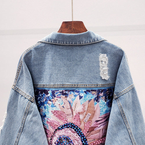 EB | Oversized Damen Denim Jacke