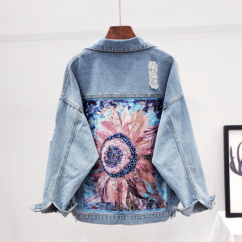 EB | Oversized Damen Denim Jacke