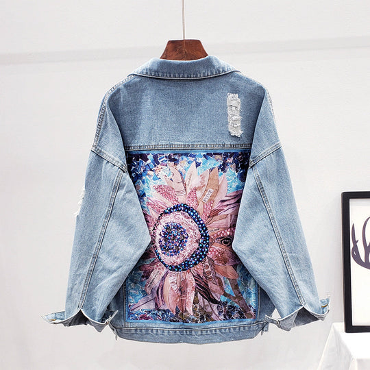 EB | Oversized Damen Denim Jacke