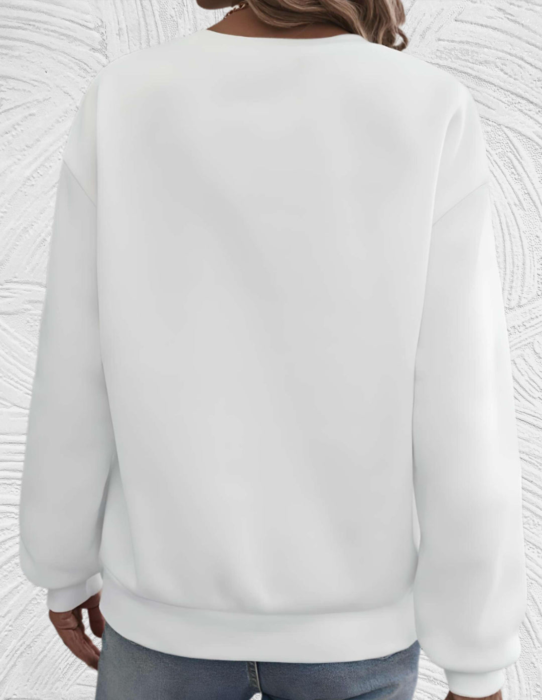EB | Oversized Damenpullover mit Rundhalsausschnitt