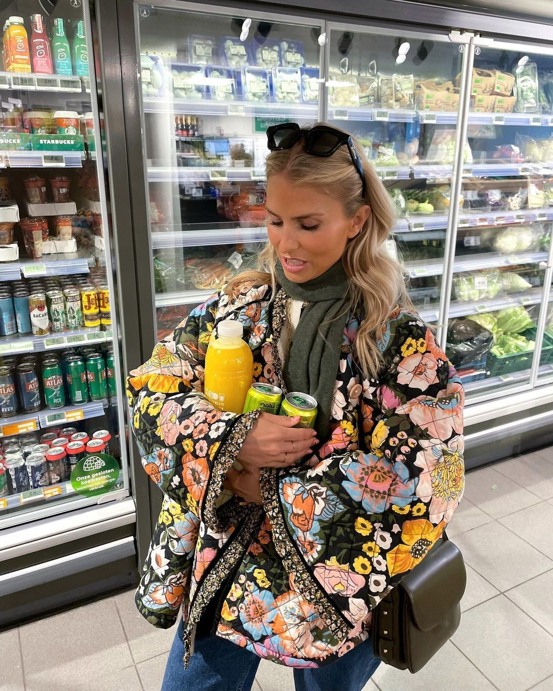 EB | Gepolsterte Floraljacke