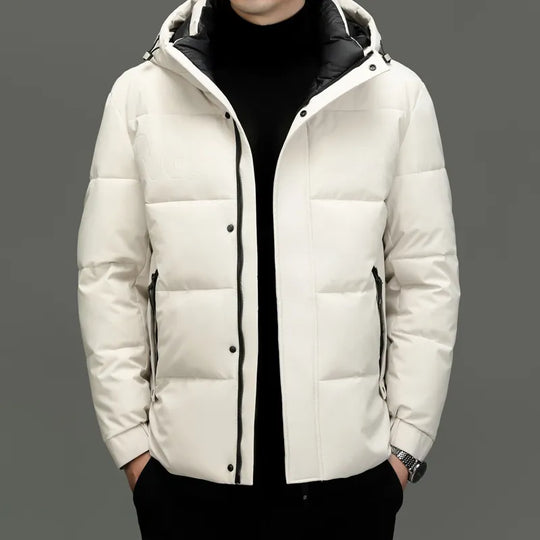 EB | Gepolsterte Herrenjacke mit Kapuze