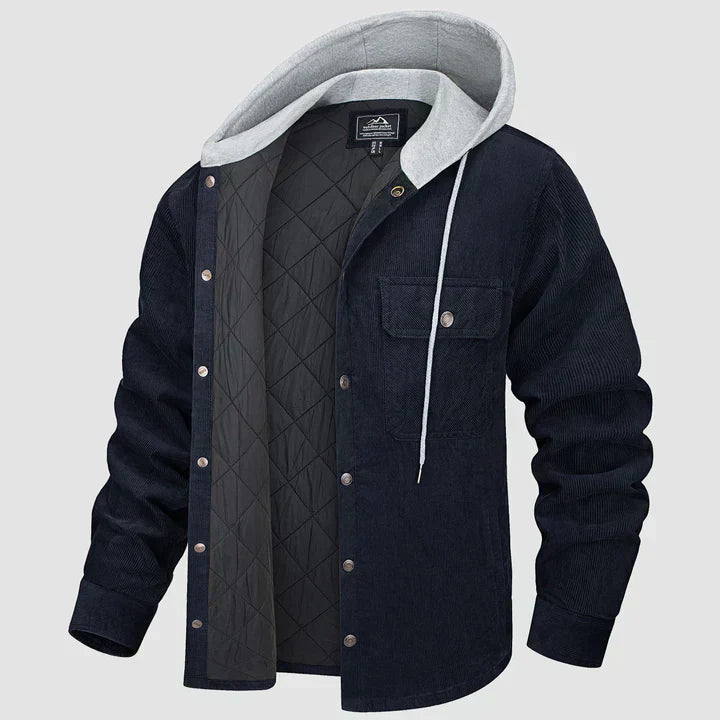 EB | Gepolsterte Herrenjacke mit Kapuze