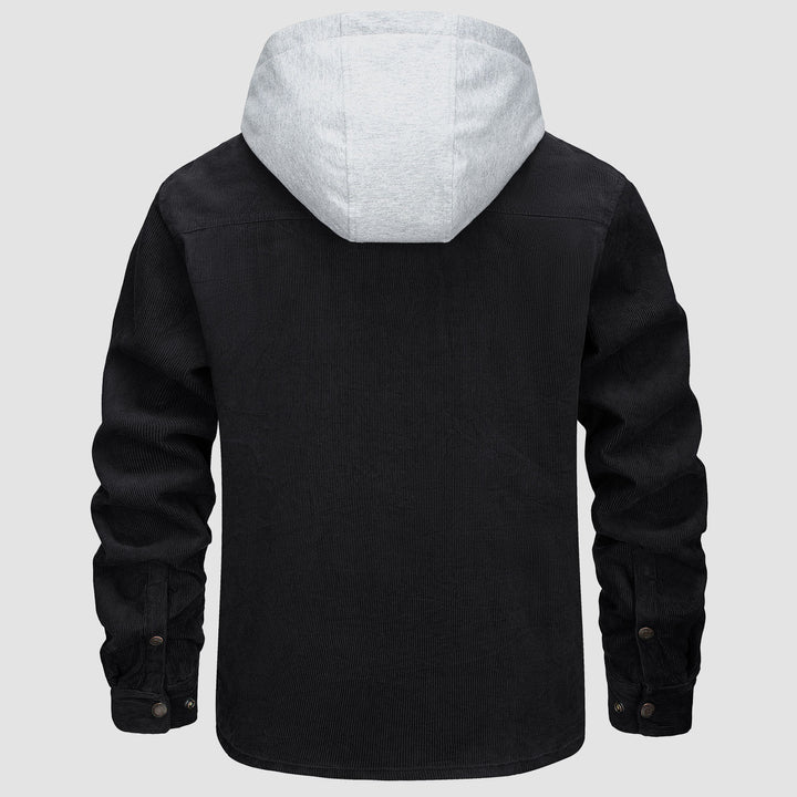 EB | Gepolsterte Herrenjacke mit Kapuze