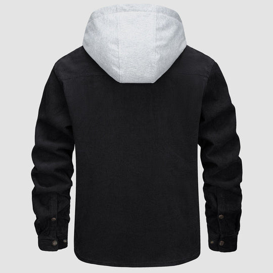 EB | Gepolsterte Herrenjacke mit Kapuze