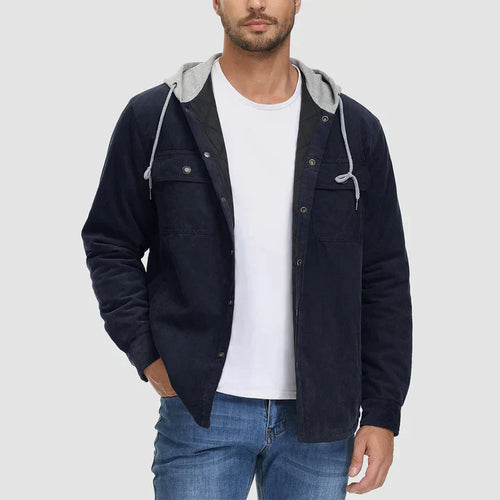 EB | Gepolsterte Herrenjacke mit Kapuze
