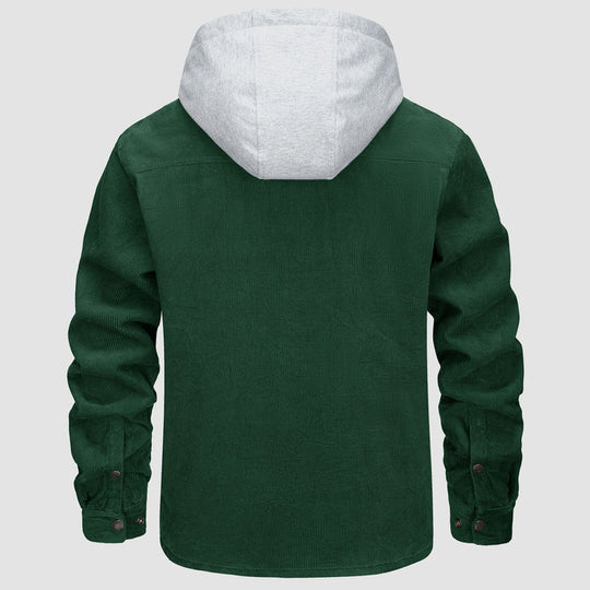 EB | Gepolsterte Herrenjacke mit Kapuze