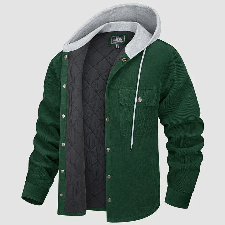 EB | Gepolsterte Herrenjacke mit Kapuze