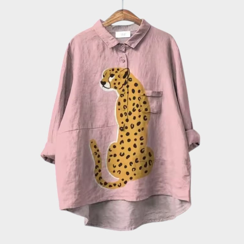 EB | Schicke Bluse mit Knopfleiste Vorne