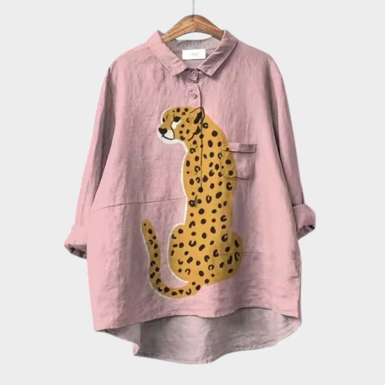 EB | Schicke Bluse mit Knopfleiste Vorne