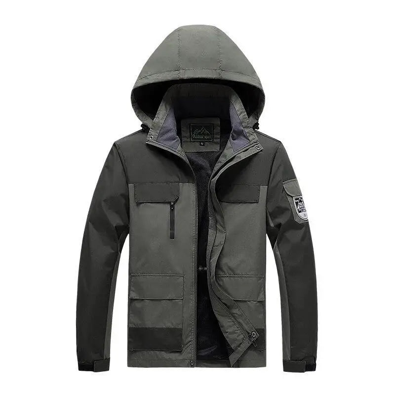 EB | Herren Parka - Military Green Windbreaker