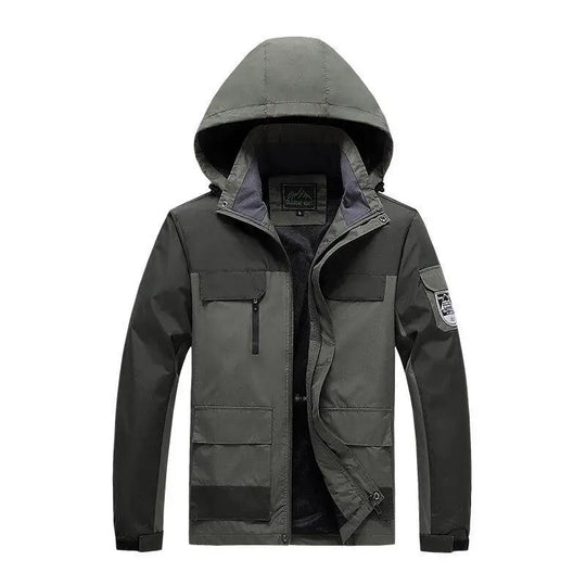 EB | Herren Parka - Military Green Windbreaker