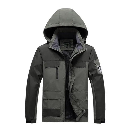 EB | Herren Parka - Military Green Windbreaker