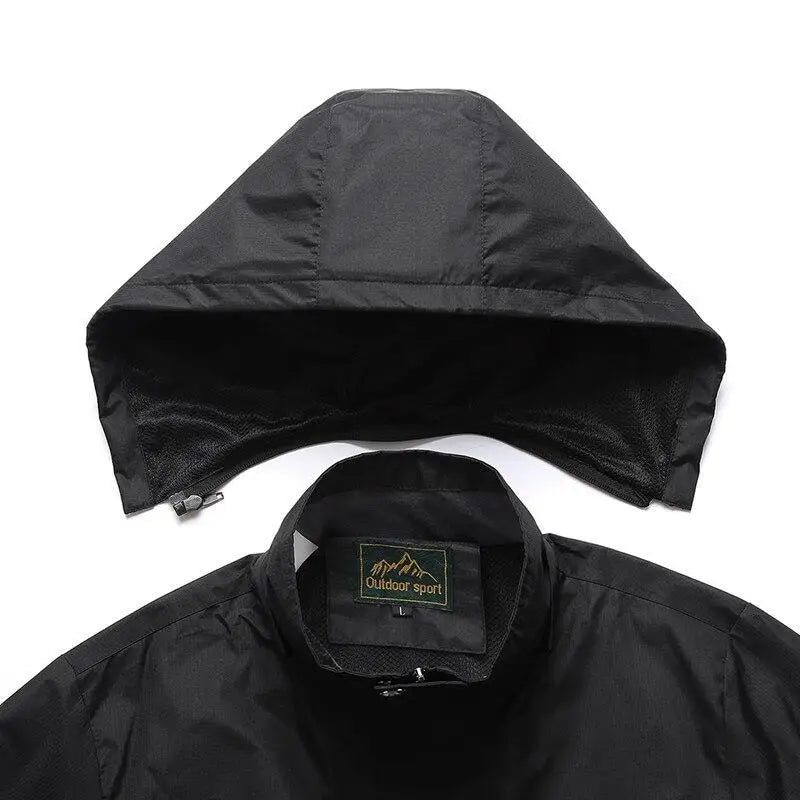 EB | Herren Parka - Military Green Windbreaker