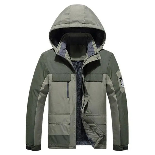 EB | Herren Parka - Military Green Windbreaker