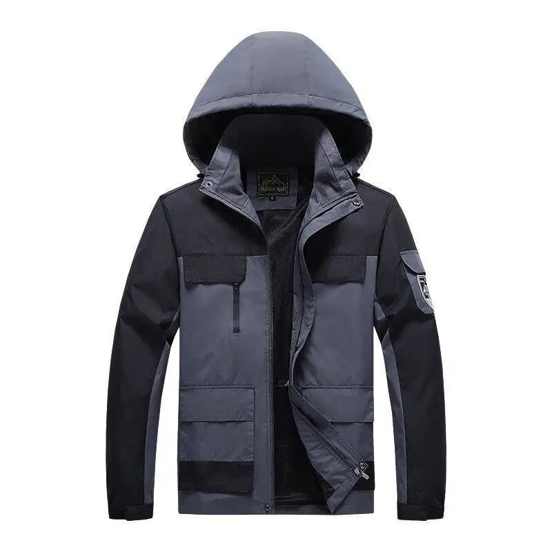 EB | Herren Parka - Military Green Windbreaker