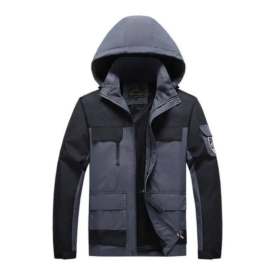 EB | Herren Parka - Military Green Windbreaker