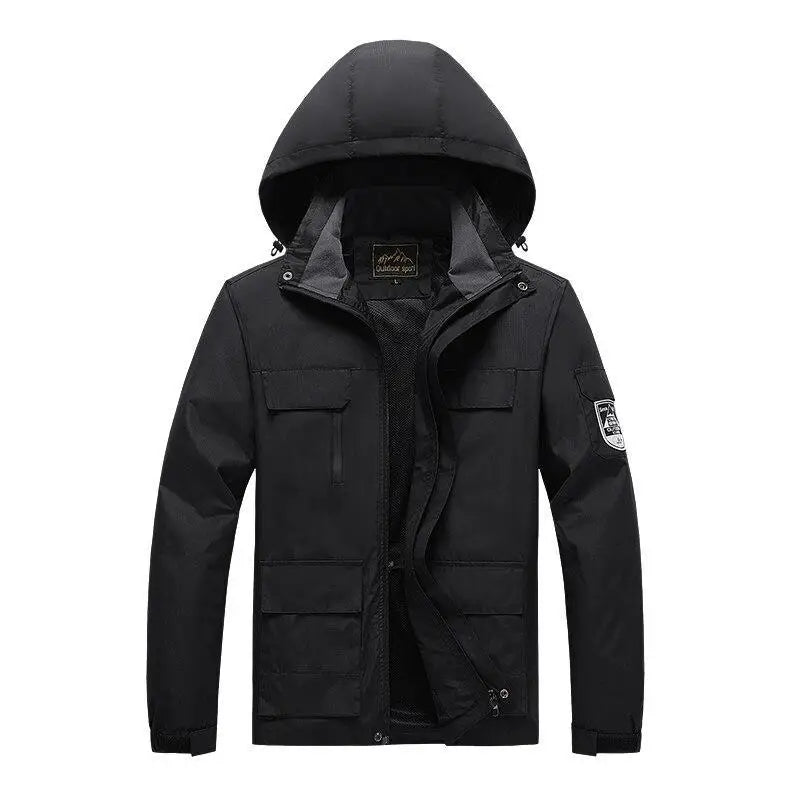 EB | Herren Parka - Military Green Windbreaker