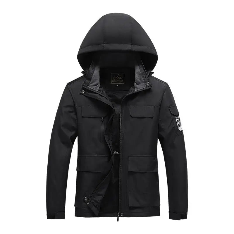 EB | Herren Parka - Military Green Windbreaker