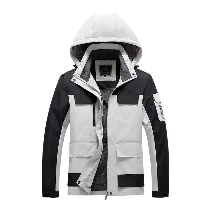EB | Herren Parka - Military Green Windbreaker