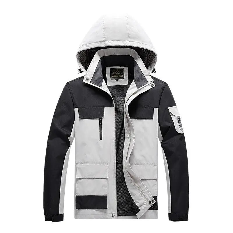 EB | Herren Parka - Military Green Windbreaker