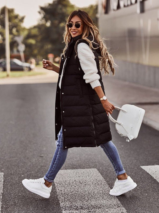 EB | Langer Bodywarmer Weste Camilla