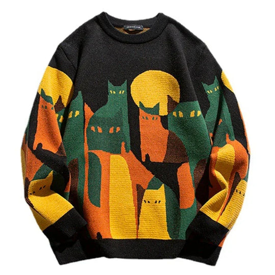 EB | Gemusterter Pullover für Einen Gemütlichen und Stilvollen Look