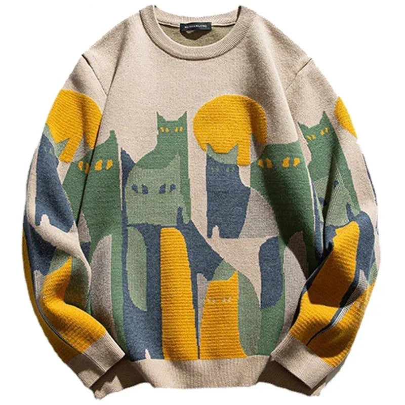 EB | Gemusterter Pullover für Einen Gemütlichen und Stilvollen Look