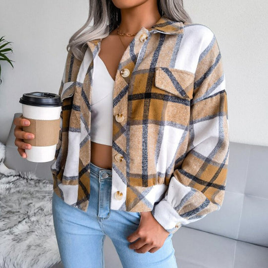 EB | Gemusterte Damenjacke - Stylisch & Vielseitig